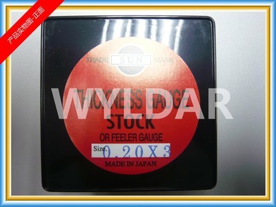 【日本SUN間隙片間隙測定片THINKNESS GAUGE 0.15*12.7*1000】價格,廠家,圖片,其他量具量儀,東莞市高騰達精密工具-